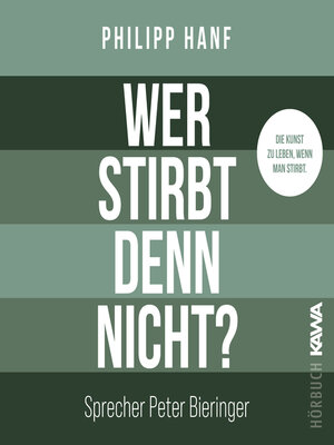 cover image of Wer stirbt denn nicht?